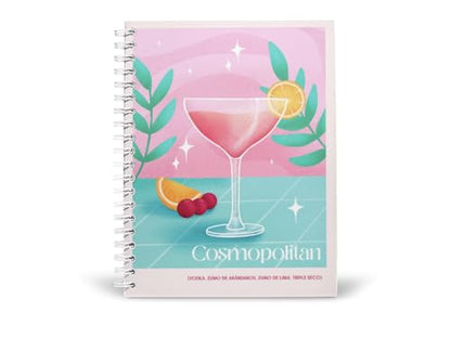 Art to Doors | Cosmopolitan | Spiral Notebooks | A5 Size Paper | 120 Pages | 70 GSM Paper | Attractive Cover Designs