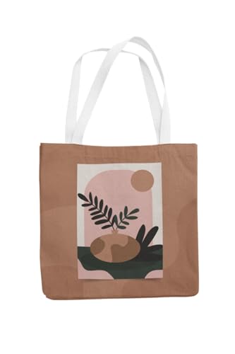 Art to Doors | Organic Harmony | Tote Bags | Shopping Bag For Grocery | Aesthetic Carry Bag | Tote Bag for Shopping, Travel, office & beach bags for women