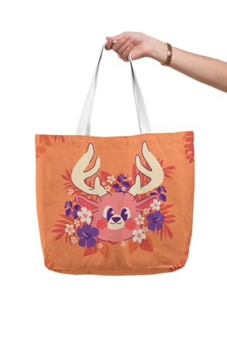 Art to Doors | Deer Delight | Tote Bags | Shopping Bag For Grocery | Aesthetic Carry Bag | Tote Bag for Shopping, Travel, office & beach bags for women