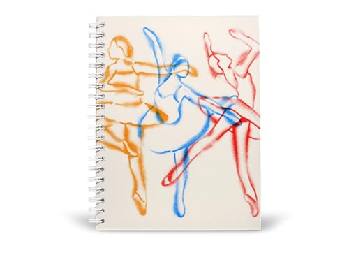 Art to Doors | Ballet Graffiti | Spiral Notebooks | A5 Size Paper | 120 Pages | 70 GSM Paper | Attractive Cover Designs