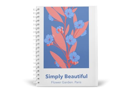 Art to Doors | Simply Beautiful | Spiral Notebooks | A5 Size Paper | 120 Pages | 70 GSM Paper | Attractive Cover Designs