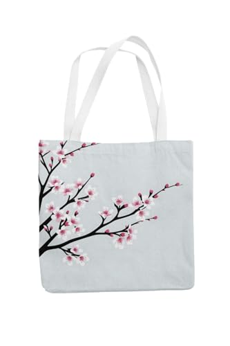 Art to Doors | Japanese Spring | Tote Bags | Shopping Bag For Grocery | Aesthetic Carry Bag | Tote Bag for Shopping, Travel, office & beach bags for women