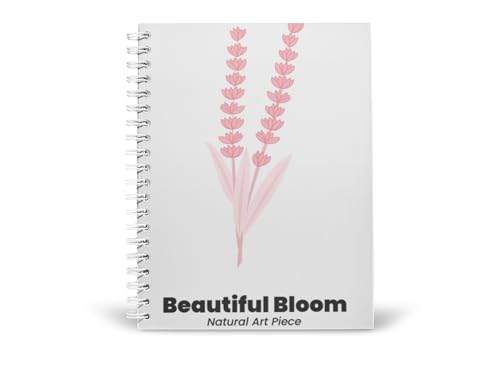 Art to Doors | Beautiful Bloom | Spiral Notebooks | A5 Size Paper | 120 Pages | 70 GSM Paper | Attractive Cover Designs