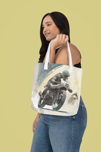 Art to Doors | Timeless Journey | Tote Bags | Shopping Bag For Grocery | Aesthetic Carry Bag | Tote Bag for Shopping, Travel, office & beach bags for women|