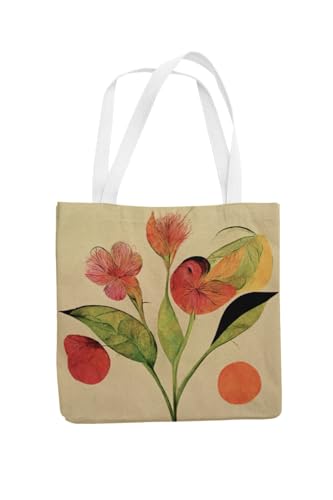 Art to Doors | Playful Petals | Tote Bags | Shopping Bag For Grocery | Aesthetic Carry Bag | Tote Bag for Shopping, Travel, office & beach bags for women|