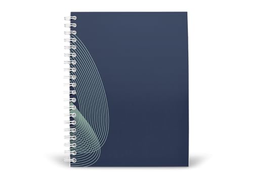 Art to Doors | Line Art Composition | Spiral Notebooks | A5 Size Paper | 120 Pages | 70 GSM Paper | Attractive Cover Designs