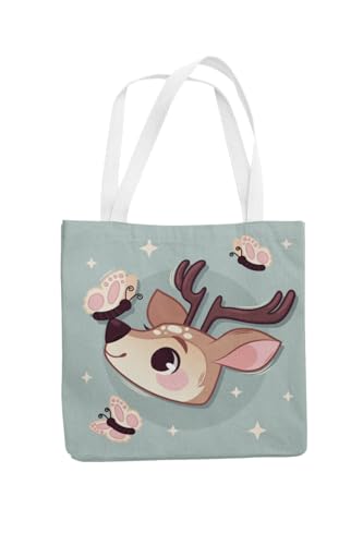 Art to Doors | Butterfly Friend | Tote Bags | Shopping Bag For Grocery | Aesthetic Carry Bag | Tote Bag for Shopping, Travel, office & beach bags for women