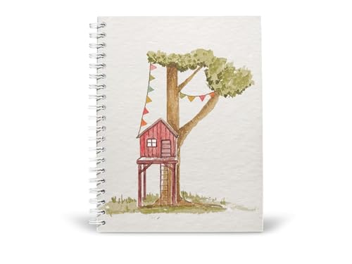 Art to Doors | Treehouse Alphabet | Spiral Notebooks | A5 Size Paper | 120 Pages | 70 GSM Paper | Attractive Cover Designs