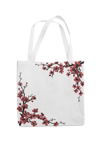 Art to Doors | Crimson Canopy | Tote Bags | Shopping Bag For Grocery | Aesthetic Carry Bag | Tote Bag for Shopping, Travel, office & beach bags for women