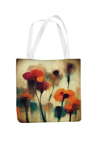 Art to Doors | Bloom & Gloom | Tote Bags | Shopping Bag For Grocery | Aesthetic Carry Bag | Tote Bag for Shopping, Travel, office & beach bags for women|