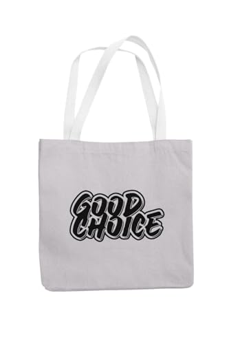 Art to Doors | Good Choice | Tote Bags | Shopping Bag For Grocery | Aesthetic Carry Bag | Tote Bag for Shopping, Travel, office & beach bags for women