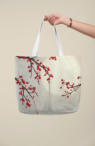 Art to Doors | A Brushstroke of Spring | Tote Bags | Shopping Bag For Grocery | Aesthetic Carry Bag | Tote Bag for Shopping, Travel, office & beach bags for women