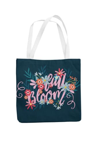 Art to Doors | Full Bloom | Tote Bags | Shopping Bag For Grocery | Aesthetic Carry Bag | Tote Bag for Shopping, Travel, office & beach bags for women