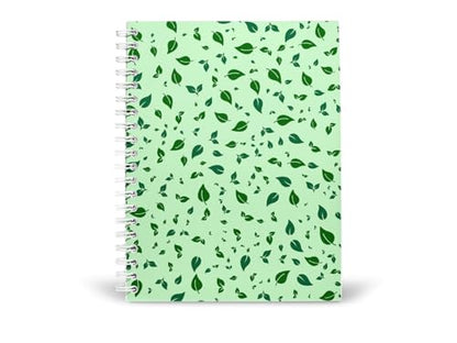 Art to Doors | Verdant Cascade | Spiral Notebooks | A5 Size Paper | 120 Pages | 70 GSM Paper | Attractive Cover Designs