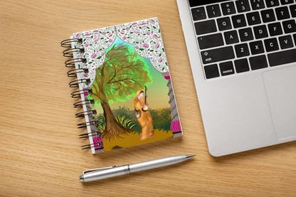 Art to Doors | Meerabai Pichwai Art | Artist Khushboo Fakay | Spiral Notebooks | A5 Size Paper | 120 Pages | 70 GSM Paper | Notebooks for College Students