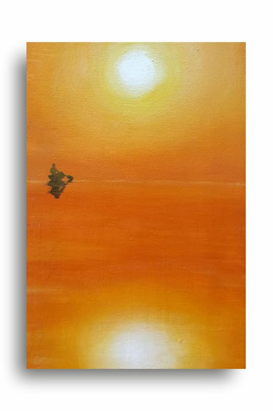 Art to Doors | Solitude | Artist Sudesh Kundley | Vertical | Art Print | Home Decor | Wall Decor | Gift Items | Wall Art | Canvas Frame