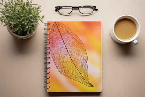 Art to Doors | Nature's Lace | Spiral Notebooks | A5 Size Paper | 120 Pages | 70 GSM Paper | Attractive Cover Designs