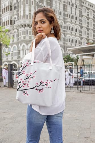 Art to Doors | Japanese Spring | Tote Bags | Shopping Bag For Grocery | Aesthetic Carry Bag | Tote Bag for Shopping, Travel, office & beach bags for women