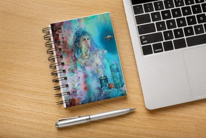 Art to Doors | New Light | Artist K Kaur | Spiral Notebooks | A5 Size Paper | 120 Pages | 70 GSM Paper | Attractive Cover Designs | Soft Cover | Notebooks for College Students