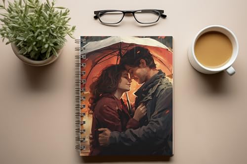 Art to Doors | A Symphony of Love | Spiral Notebooks | A5 Size Paper | 120 Pages | 70 GSM Paper | Attractive Cover Designs