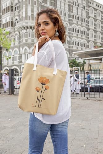 Art to Doors | Autumnal Grace | Tote Bags | Shopping Bag For Grocery | Aesthetic Carry Bag | Tote Bag for Shopping, Travel, office & beach bags for women