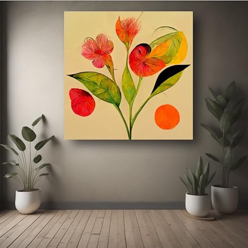 Art to Doors | Playful Petals | Square | Art Print | Home Decor | Wall Decor | Gifts for Women | Gifts for Men | Wall Art |