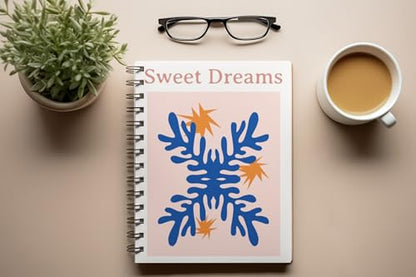 Art to Doors | Sweet Dreams | Spiral Notebooks | A5 Size Paper | 120 Pages | 70 GSM Paper | Attractive Cover Designs