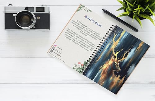 Art to Doors | Sylvan Serenity | Spiral Notebooks | A5 Size Paper | 120 Pages | 70 GSM Paper | Attractive Cover Designs