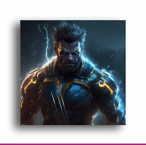 Wolverine Unleashed: Marvel's Icon on Canvas - Bring the Power of the X-Men to Your Walls | Personalized Gift For Anniversary, Birthday, Wedding, Home Decor