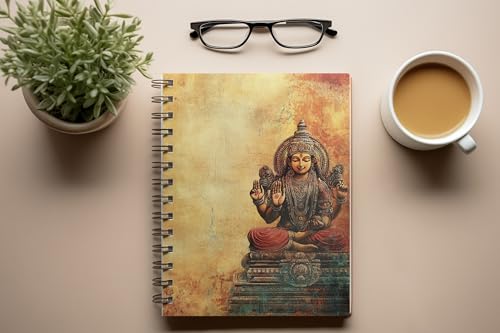 Art to Doors | Prosperity and Wisdom | Spiral Notebooks | A5 Size Paper | 120 Pages | 70 GSM Paper | Attractive Cover Designs