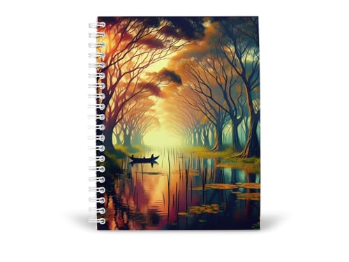 Art to Doors | Whispers of the Forest | Spiral Notebooks | A5 Size Paper | 120 Pages | 70 GSM Paper | Attractive Cover Designs