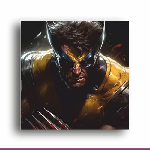 Art to Doors Claws Unleashed: A Dynamic Wolverine Illustration