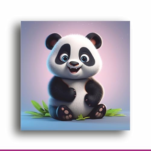 Panda Art Illustration: Captivating Designs Inspired by Nature's Beauty for Your Home Decor! | Personalized Gift For Anniversary, Birthday, Wedding, Home Decor