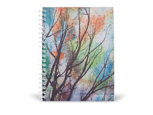 Art to Doors | Sunlight Filtering Through Leaves | Spiral Notebooks | A5 Size Paper | 120 Pages | 70 GSM Paper | Attractive Cover Designs