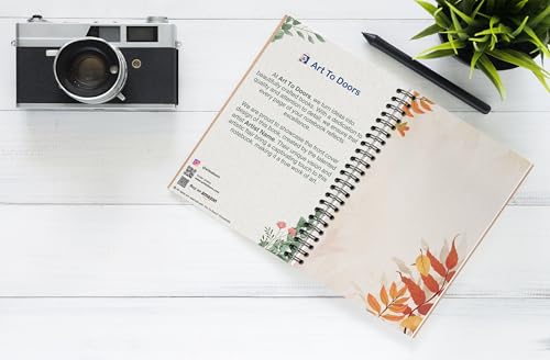 Art to Doors | Vertical Harvest | Spiral Notebooks | A5 Size Paper | 120 Pages | 70 GSM Paper | Attractive Cover Designs