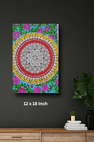 Art to Doors | Fusion | Artist Anjali Shrivastava | Vertical | Art Prints | Home Decor | Wall Art | Gift Items | Canvas Frame