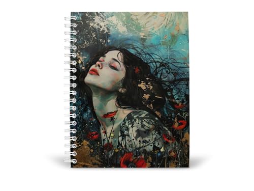 Art to Doors | Aquatic Beauty | Spiral Notebooks | A5 Size Paper | 120 Pages | 70 GSM Paper | Attractive Cover Designs