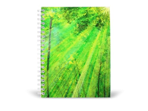 Art to Doors | Peeper Of The Jungle | Artist Sudesh Kundley | Spiral Notebooks | A5 Size Paper | 120 Pages | 70 GSM Paper | Attractive Cover Designs