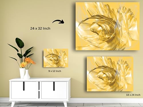 Art to Doors | Golden Folds | Artist Filomina Pawar | Horizontal | Art Print | Home Decor | Wall Decor | Gift Items | Wall Art