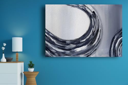 Art to Doors | Mighty Wave Swirls | Artist Nandita Venkatraman | Horizontal | Art Print | Home Decor | Wall Decor | Gift Items | Wall Art