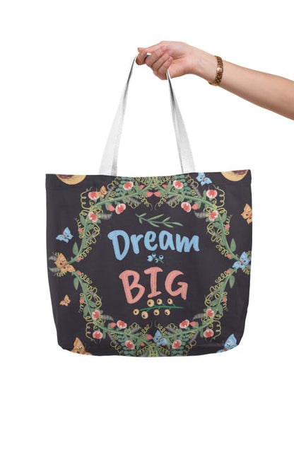 Art to Doors | Dream Big | Tote Bags | Shopping Bag For Grocery | Aesthetic Carry Bag | Tote Bag for Shopping, Travel, office & beach bags for women