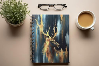 Art to Doors | Sylvan Serenity | Spiral Notebooks | A5 Size Paper | 120 Pages | 70 GSM Paper | Attractive Cover Designs