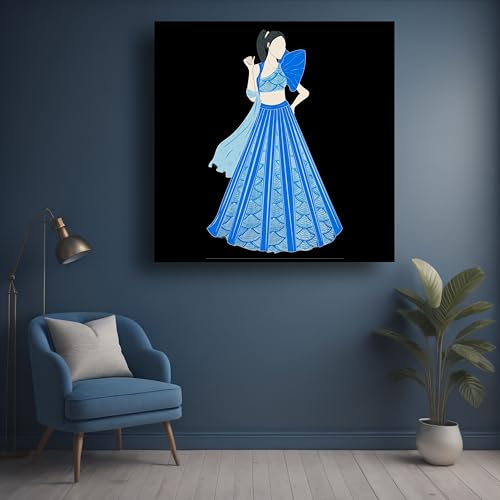 Art to Doors | Peacock Fairy | Square | Artist Surbhi Sonarkar | Home Decor | Wall Art | Gifts for Women | Gifts for Men | Canvas Frame