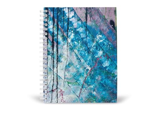 Art to Doors | Dripping Blues | Spiral Notebooks | A5 Size Paper | 120 Pages | 70 GSM Paper | Attractive Cover Designs