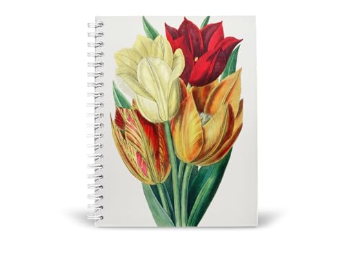 Art to Doors | Springtime Blooms | Spiral Notebooks | A5 Size Paper | 120 Pages | 70 GSM Paper | Attractive Cover Designs