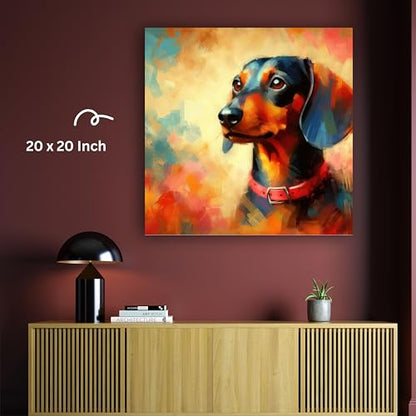 Art to Doors | Interactive Dog Art | Square | Art Print | Home Decor | Wall Decor | Gifts for Women | Gifts for Men | Gift Items | Wall Art