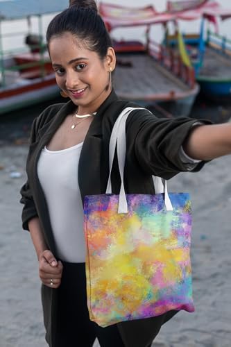 Art to Doors | Tie-Dye | Tote Bags | Shopping Bag For Grocery | Aesthetic Carry Bag | Tote Bag for Shopping, Travel, office & beach bags for women