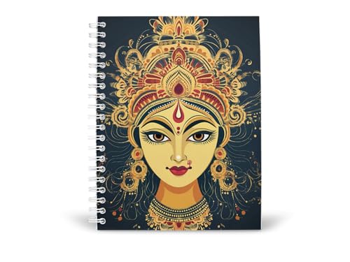 Art to Doors | Goddess Journal | Spiral Notebooks | A5 Size Paper | 120 Pages | 70 GSM Paper | Attractive Cover Designs