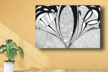 Art to Doors| Graceful Reverie | Artist Mounika Botcha | Rectangle | Art Print | Home Decor | Wall Decor | Gift Items | Canvas Frame