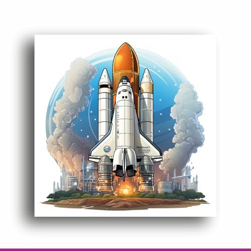 Cosmic Ascent: ISRO Rocket Canvas Print - Ignite Your Space Enthusiasm Wall Art | Personalized Gift For Anniversary, Birthday, Wedding, Home Decor